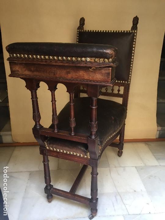 Antig&uuml;edades: SILLON PARA PELEAS DE GALLOS , 1920, - Foto 5