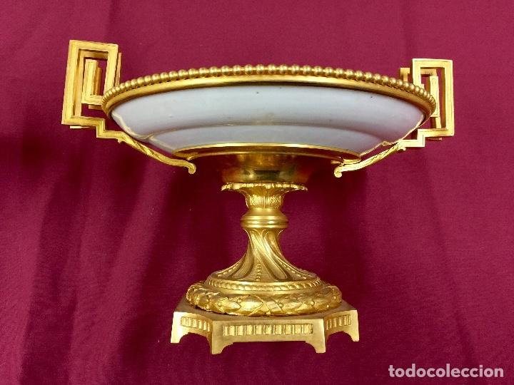 Antig&uuml;edades: 2 Platos Canton montados en bronce ormolu. - Foto 5