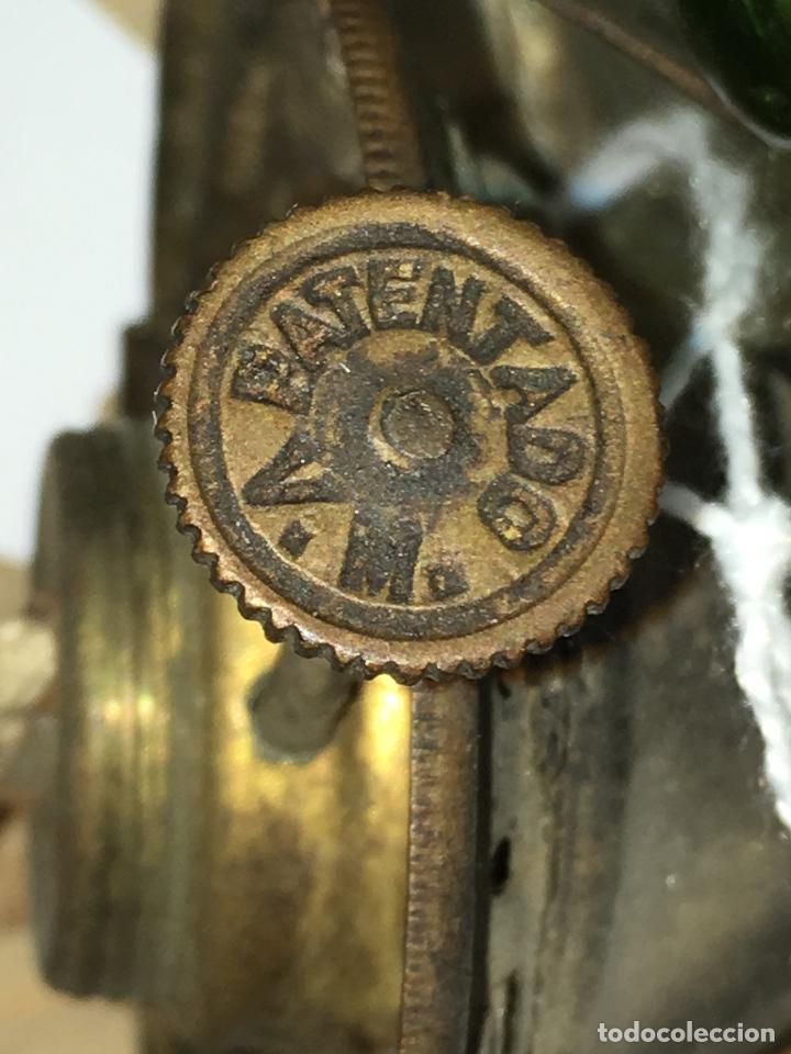 Antig&uuml;edades: Quinqu&eacute; metal opalina - Foto 5