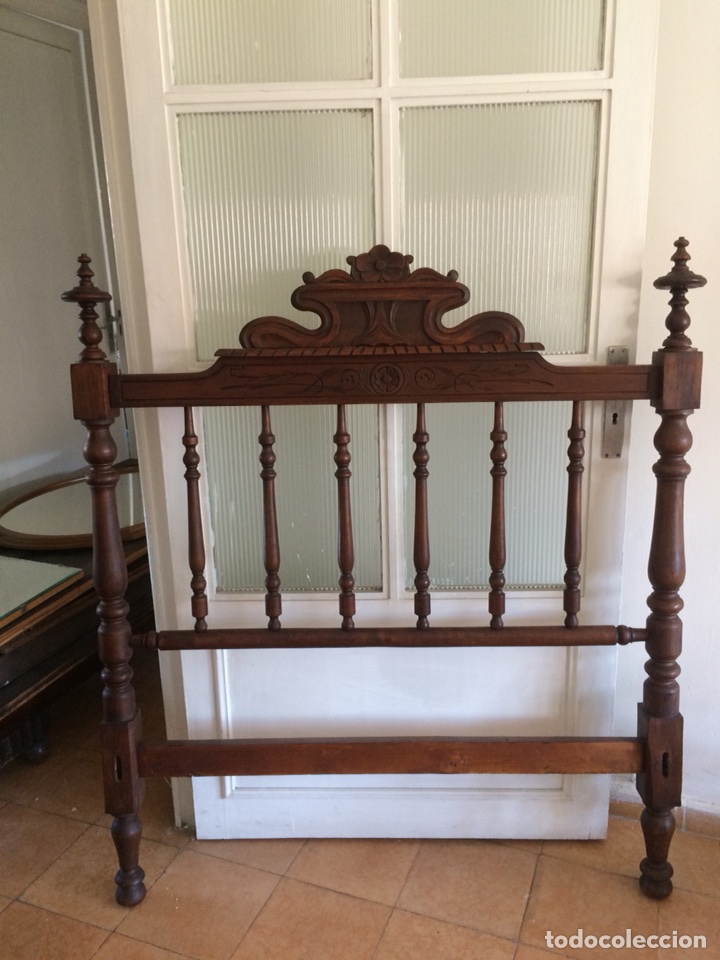 Antig&uuml;edades: Cama isabelina 1,05m - Foto 1