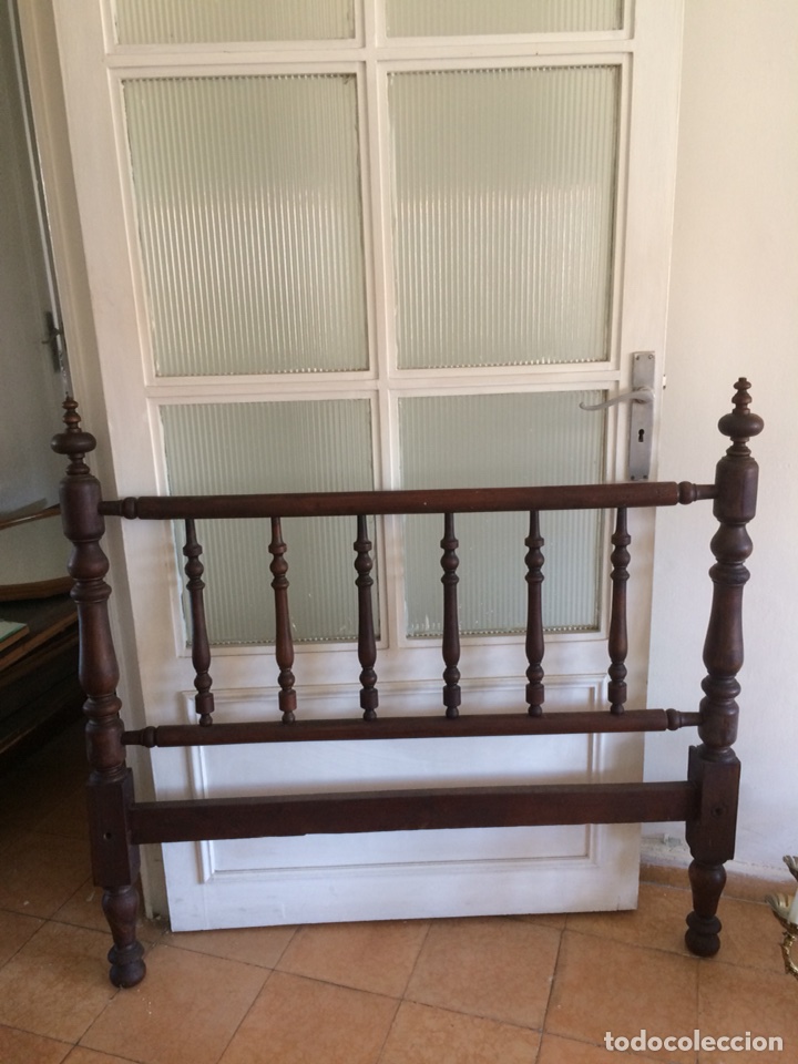 Antig&uuml;edades: Cama isabelina 1,05m - Foto 2