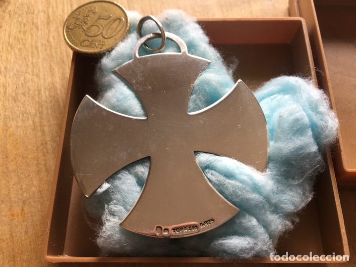 Antig&uuml;edades: Cruz Pectoral de plata - Foto 3