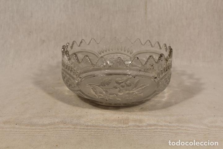 Antig&uuml;edades: frutero centro de mesa en cristal - Foto 1