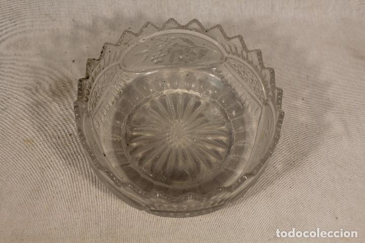 Antig&uuml;edades: frutero centro de mesa en cristal - Foto 3