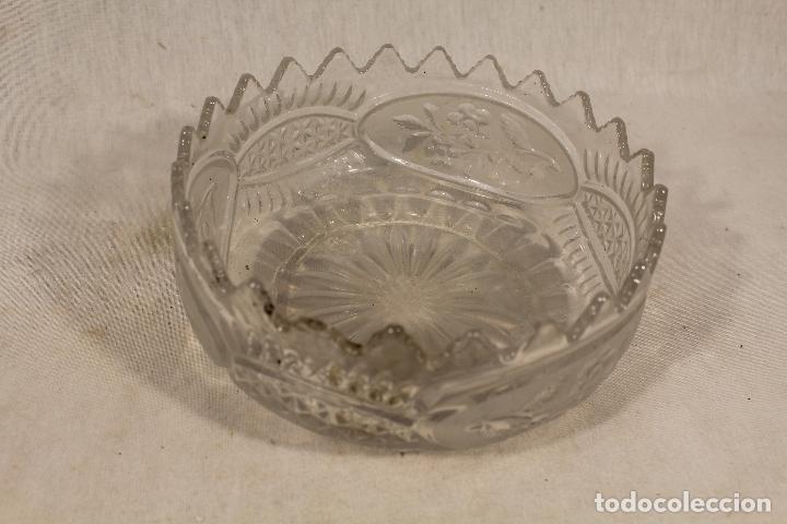 Antig&uuml;edades: frutero centro de mesa en cristal - Foto 5