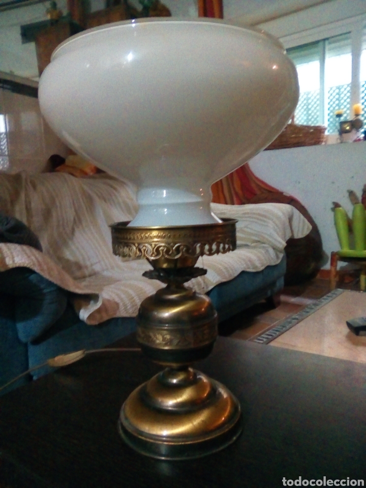 Antig&uuml;edades: Lampara bronce - Foto 2