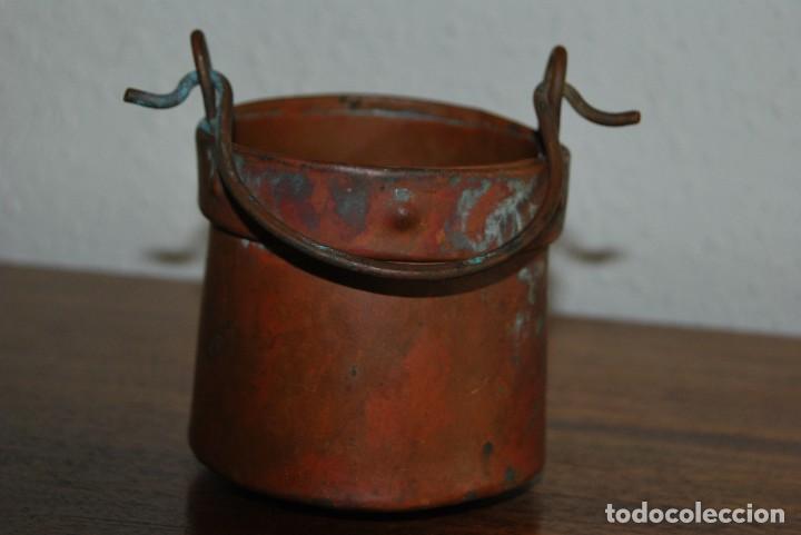 Antig&uuml;edades: PEQUE&Ntilde;O CALDERO DE COBRE - Foto 2