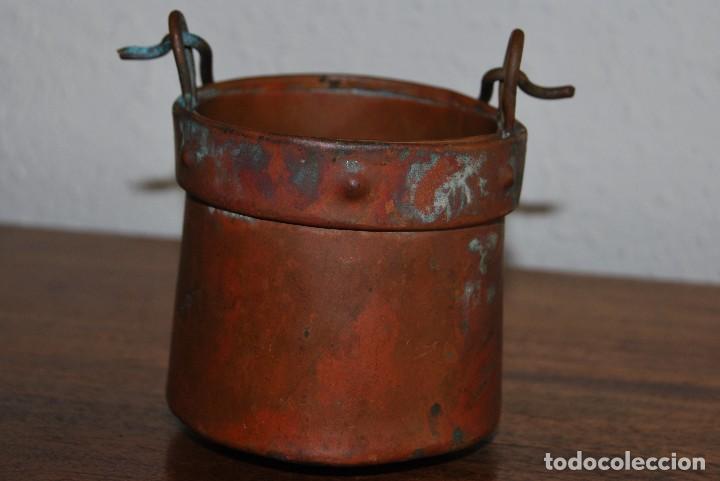 Antig&uuml;edades: PEQUE&Ntilde;O CALDERO DE COBRE - Foto 3
