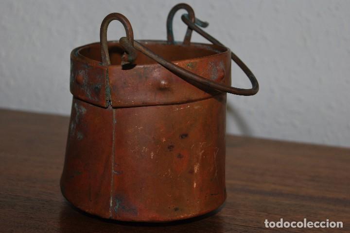 Antig&uuml;edades: PEQUE&Ntilde;O CALDERO DE COBRE - Foto 4