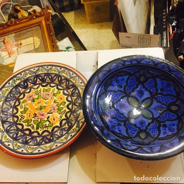 Antig&uuml;edades: Lote de 4 platos - Foto 5