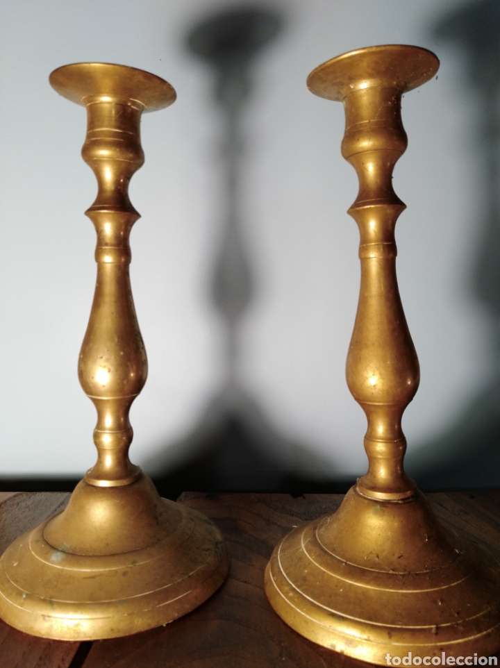 Antig&uuml;edades: Candelabros del siglo XIX - Foto 1