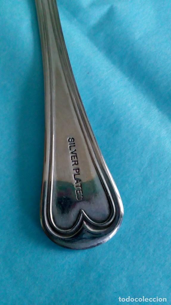 Antig&uuml;edades: Juego de 6 cucharitas de caf&eacute; Silver Plated - Foto 3