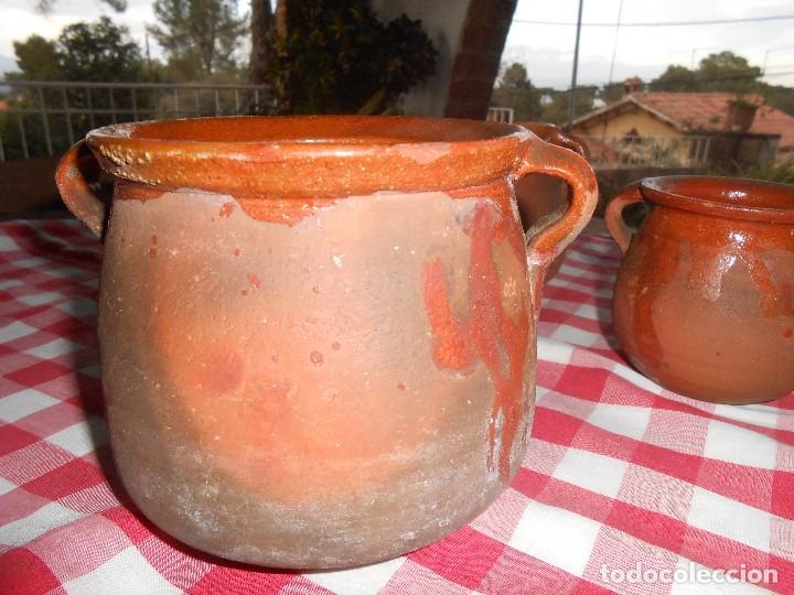 Antig&uuml;edades: 3 OLLAS DE BARRO - Foto 3