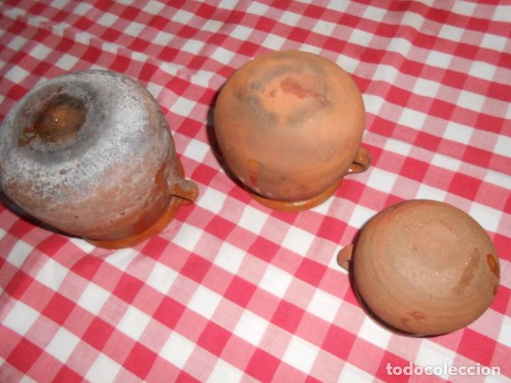 Antig&uuml;edades: 3 OLLAS DE BARRO - Foto 6