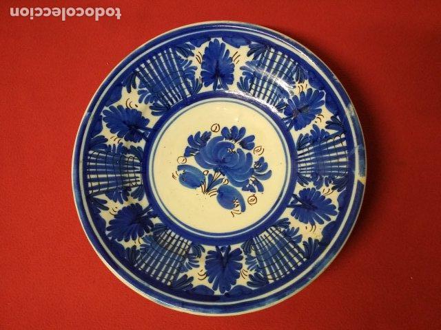 Antig&uuml;edades: ANTIGUO PLATO DE MANISES 30CM - Foto 1