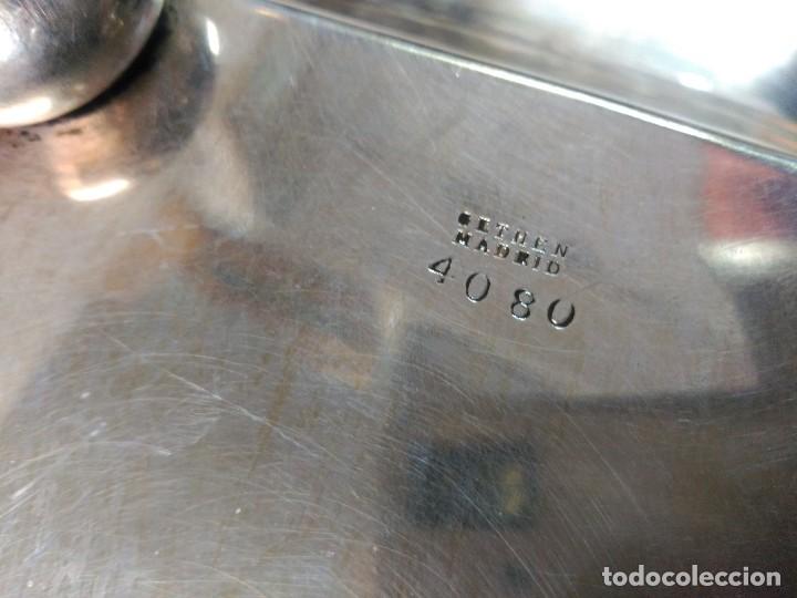 Antig&uuml;edades: BANDEJA RECTANGULAR DE METAL PLATEADO. - Foto 11