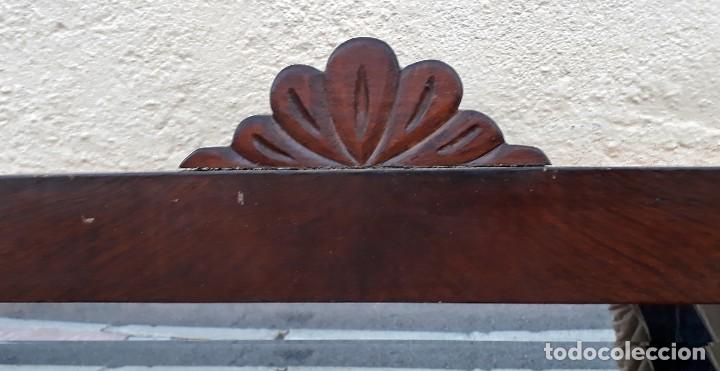 Antig&uuml;edades: Espejo antiguo de madera 145 cm. Espejo antiguo alargado rectangular estilo R&uacute;stico. - Foto 3