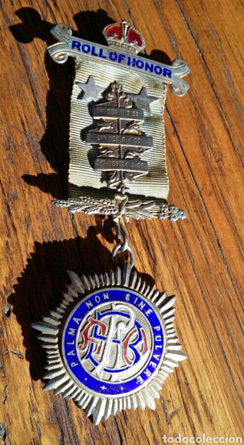 Antig&uuml;edades: Medalla mas&oacute;nica plata 1964 - Foto 1