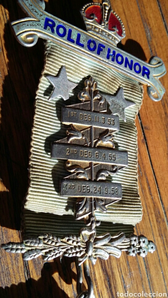 Antig&uuml;edades: Medalla mas&oacute;nica plata 1964 - Foto 2