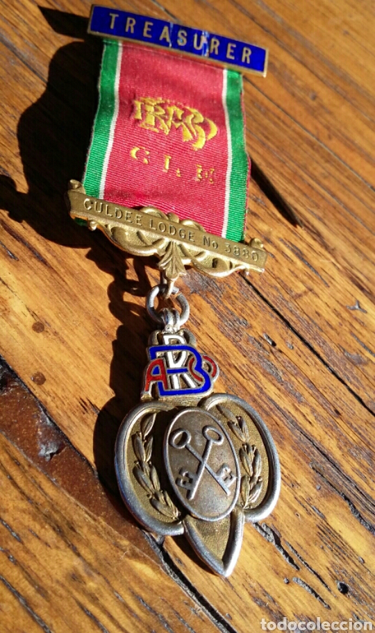 Antig&uuml;edades: Medalla mas&oacute;nica plata - Foto 1