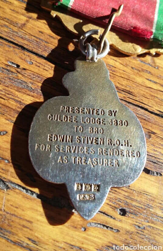 Antig&uuml;edades: Medalla mas&oacute;nica plata - Foto 3
