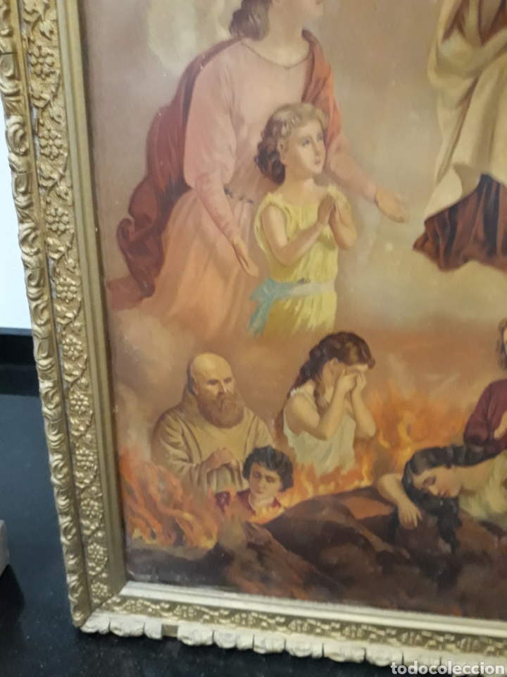 Antig&uuml;edades: Cuadro Virgen del Carmen - Foto 5