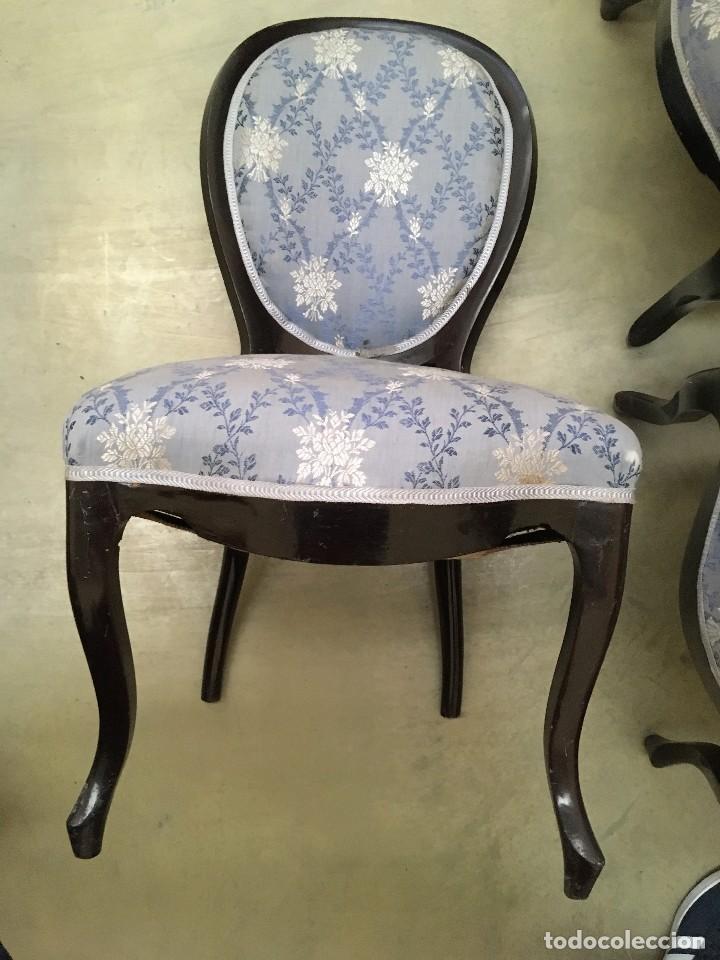 Antig&uuml;edades: SOFA + OCHO SILLAS. - Foto 2