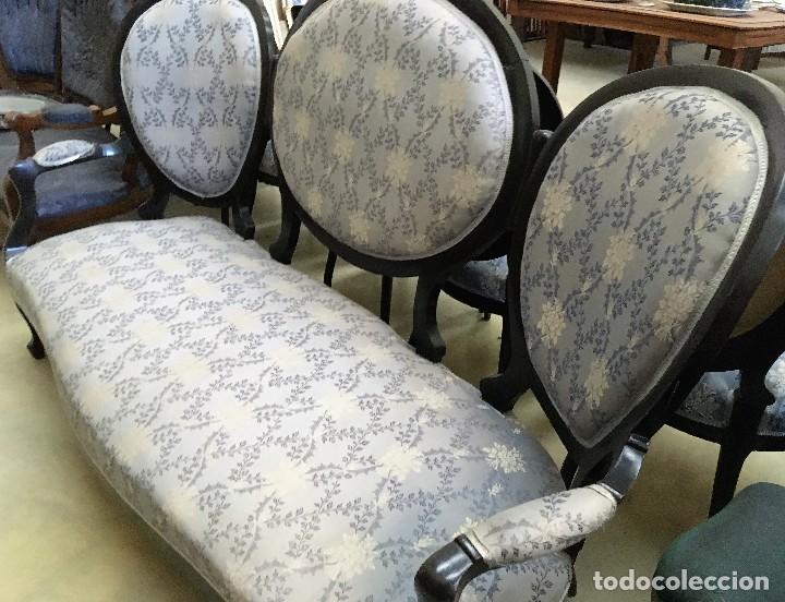 Antig&uuml;edades: SOFA + OCHO SILLAS. - Foto 6