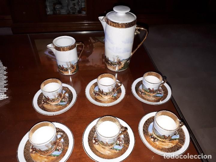 Antig&uuml;edades: antiguo juego de cafe de limoges - Foto 2