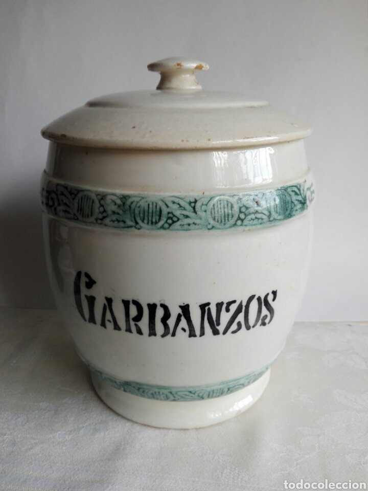 antiguo tarro o azucarero original de familia h - Compra venta en  todocoleccion