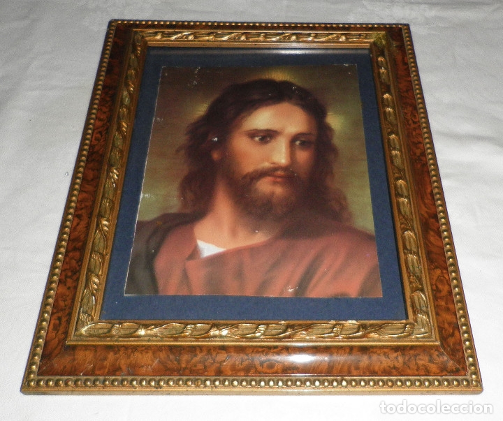 Antig&uuml;edades: marco de madera a&ntilde;os 40 - Foto 2