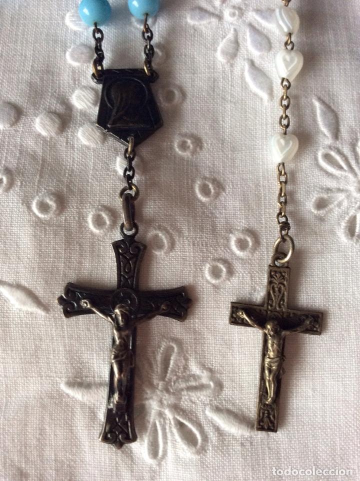 Antig&uuml;edades: Conjunto de rosarios antiguos de ni&ntilde;@s - Foto 2