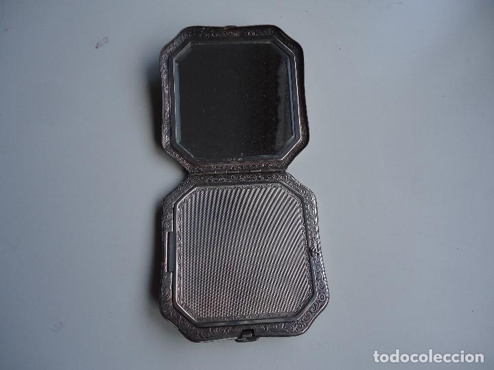 Antig&uuml;edades: ANTIGUA POLVERA PLATEADA - Foto 2