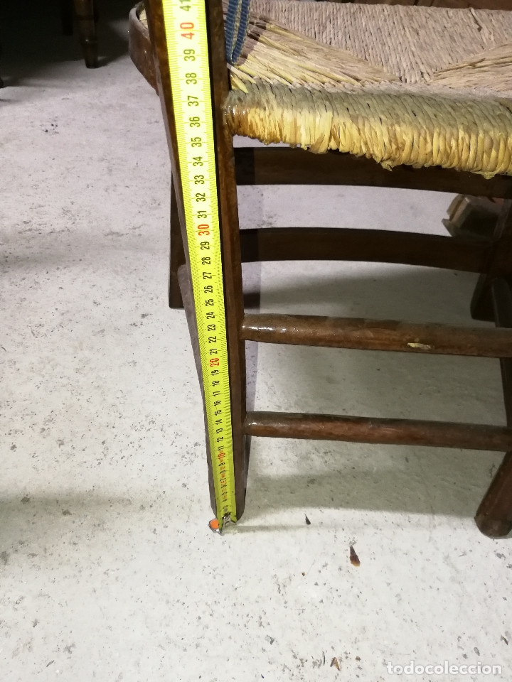 Antig&uuml;edades: SILLA ISABELINA, ASIENTO DE ANEA - Foto 3