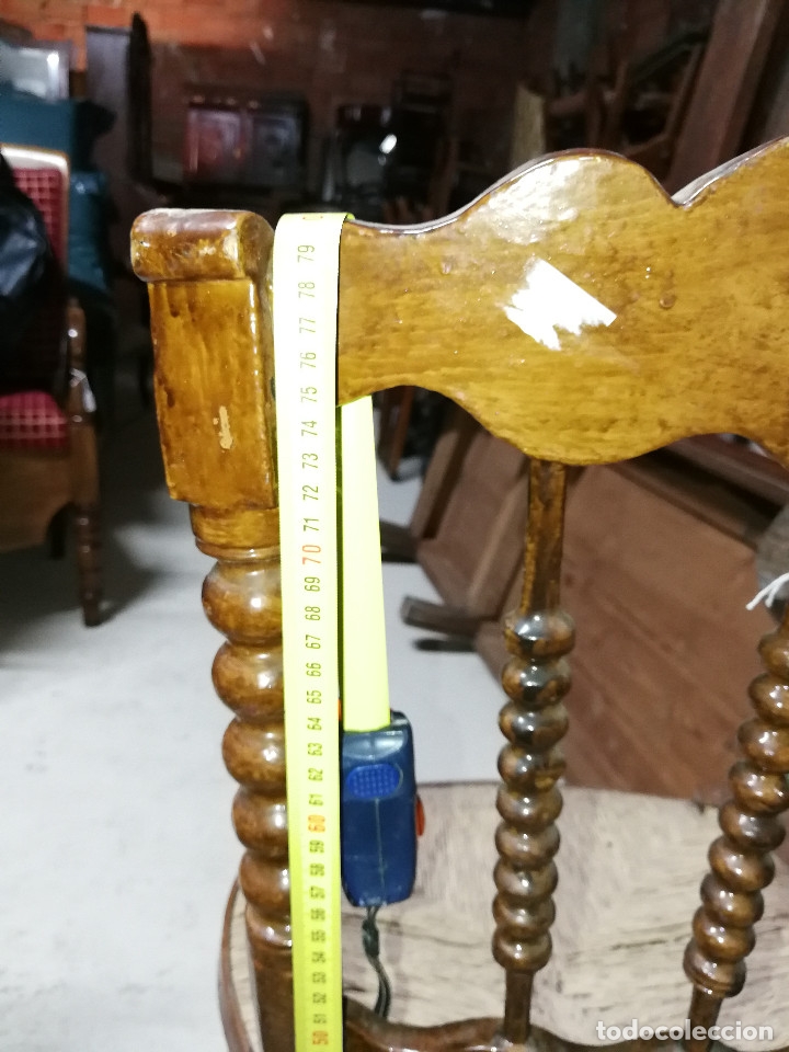 Antig&uuml;edades: SILLA ISABELINA, ASIENTO DE ANEA - Foto 5