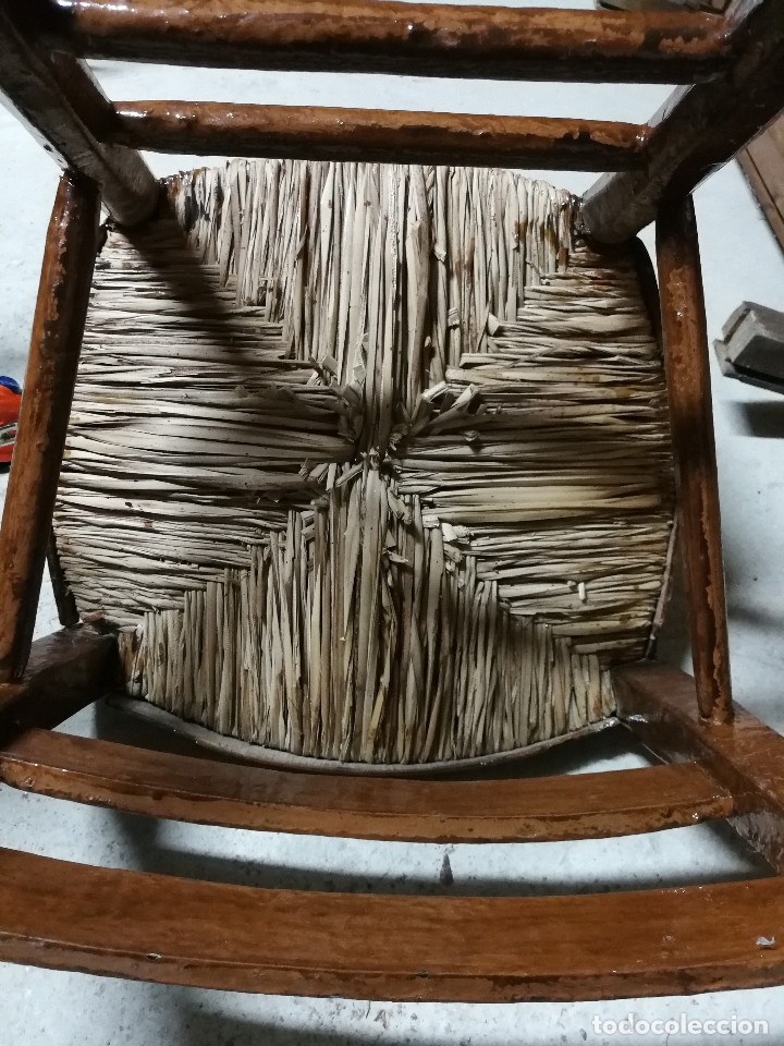 Antig&uuml;edades: SILLA ISABELINA, ASIENTO DE ANEA - Foto 8