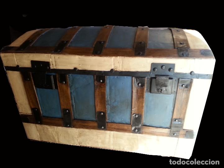 Antig&uuml;edades: Ba&uacute;l cofre restaurado - Foto 2