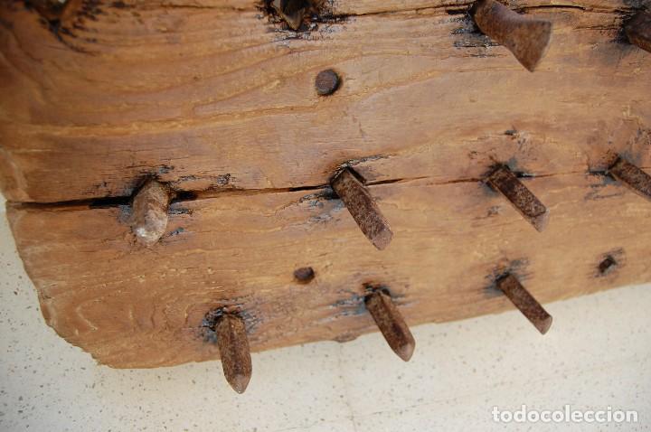 Antig&uuml;edades: Trillo de madera y forja (restaurado) - Foto 5