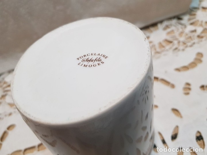 Antig&uuml;edades: Lechera porcelana de limoges. - Foto 2