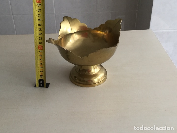 Antig&uuml;edades: Fuente , frutero en bronce - Foto 3