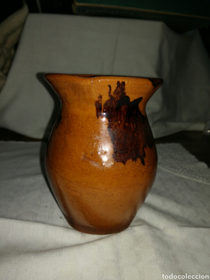 Antig&uuml;edades: Peque&ntilde;a jarra de barro - Foto 2
