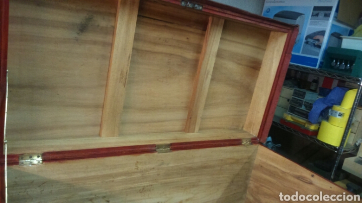 Antig&uuml;edades: BAUL FILIPINO EN MADERA ALCANFOR - Foto 8