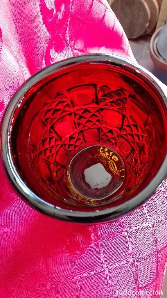 Antig&uuml;edades: Baso florero ardeco  de cristal. - Foto 4