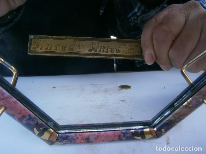 Antig&uuml;edades: precioso molde de metal de imprenta a&ntilde;os 30 40 sinsed