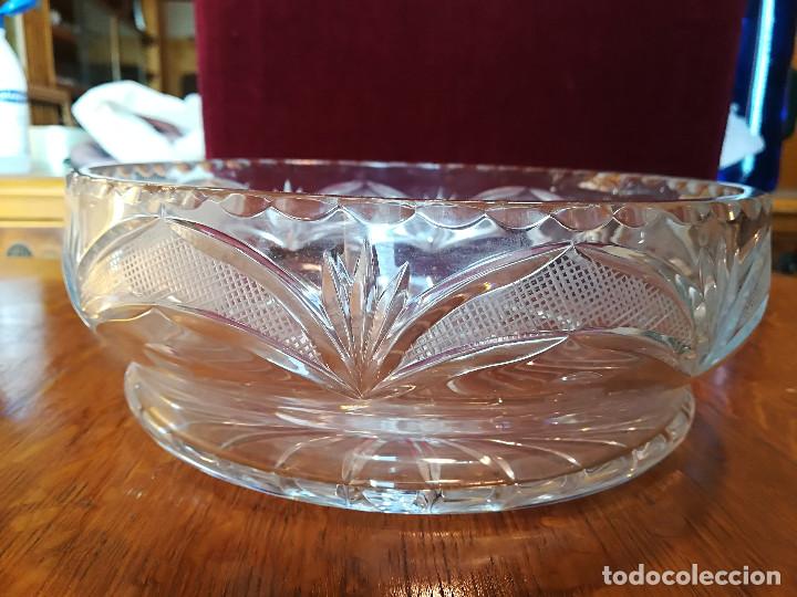 Antig&uuml;edades: CENTRO DE MESA DE CRISTAL TALLADO - Foto 3