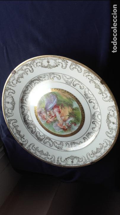 Antig&uuml;edades: plato limoges - Foto 1