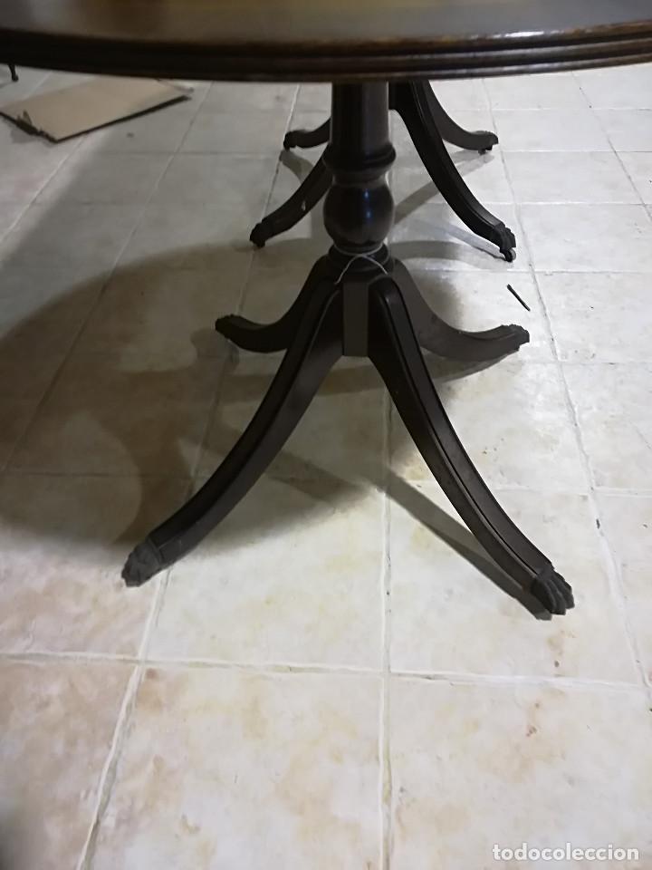 Antig&uuml;edades: MESA INGLESA EXTENSIBLE, FILETEADA LIMONCILLO - Foto 7