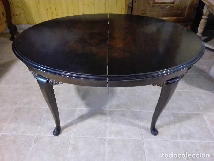 Antig&uuml;edades: MESA OVALADA ESTILO ADAMS, CAOBA - Foto 6