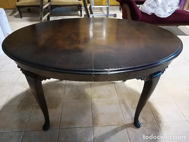 Antig&uuml;edades: MESA OVALADA ESTILO ADAMS, CAOBA - Foto 2