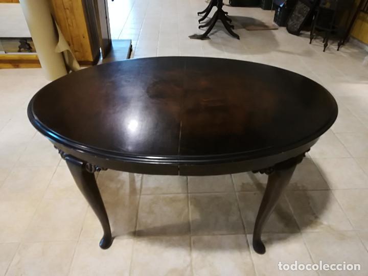 Antig&uuml;edades: MESA OVALADA ESTILO ADAMS, CAOBA - Foto 3